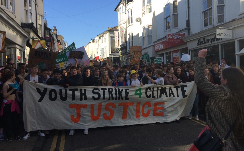 ‘The time for action is now’: Brighton students strike over climate change